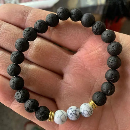 Volcanic Rock Stone Bracelet