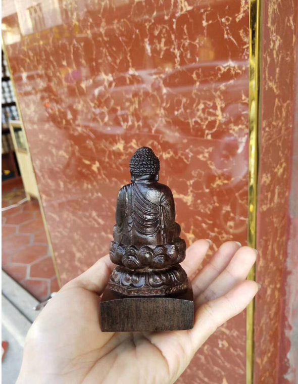 Vietnam Black Sandalwood Buddha Figurine