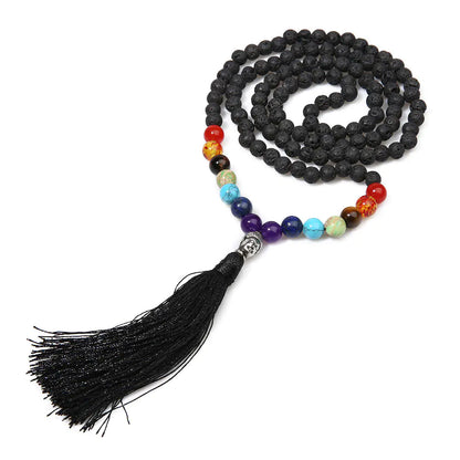 7 Chakra Healing Necklace – Energy Balance Meditation & Yoga Jewelry