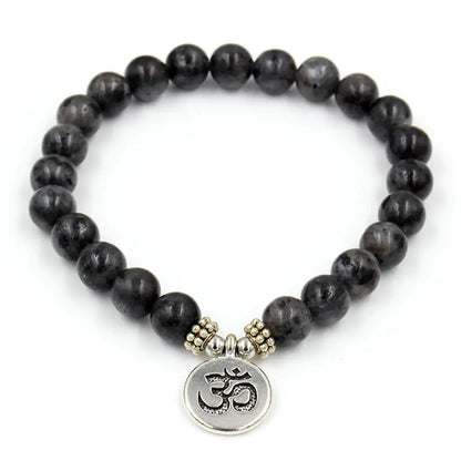Buddha Bead Yoga Stretch Bracelet – Vintage Unisex Meditation Bracelet for Men & Women