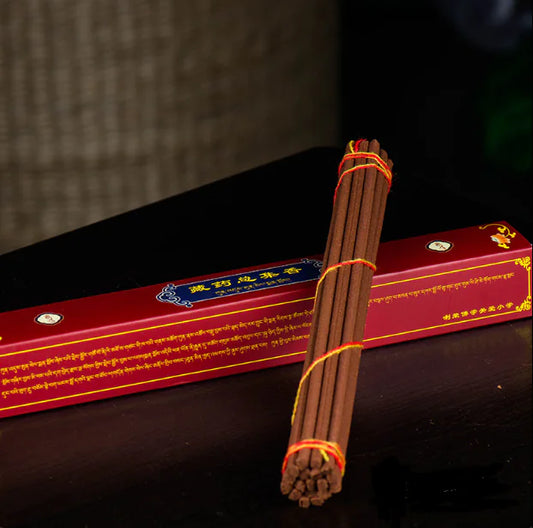 Tibetan Herbal Incense Sticks — 18 Sticks | Saffron, Rhodiola & Snow Lotus