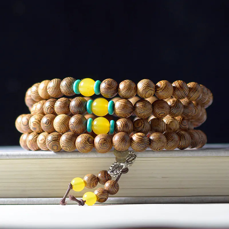 Sandalwood 108 Buddha Beads Bracelet