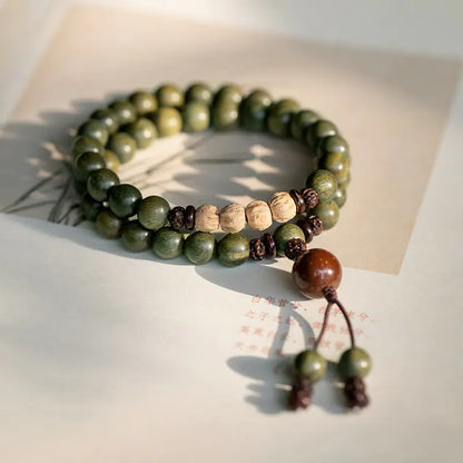Sandalwood Prayer Beads Bracelet for Women