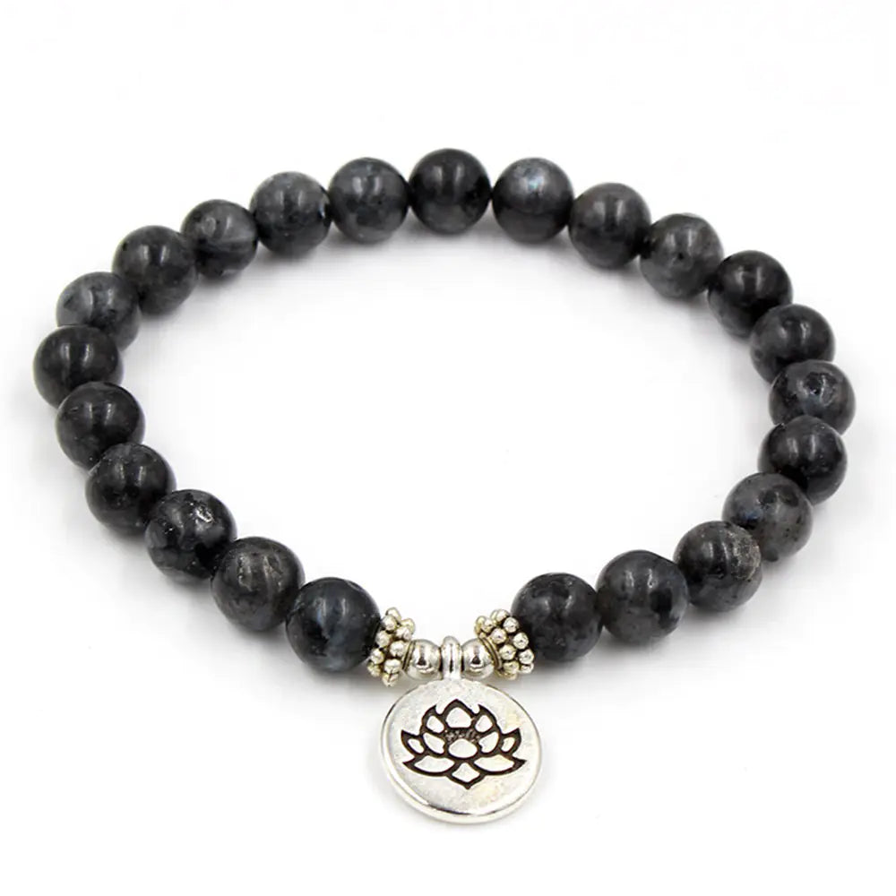 Buddha Bead Yoga Stretch Bracelet – Vintage Unisex Meditation Bracelet for Men & Women