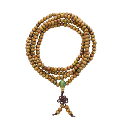 216 Sandalwood Mala Bead Prayer Bracelet