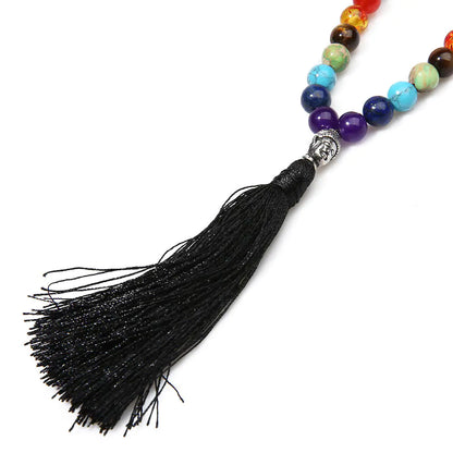 7 Chakra Healing Necklace – Energy Balance Meditation & Yoga Jewelry