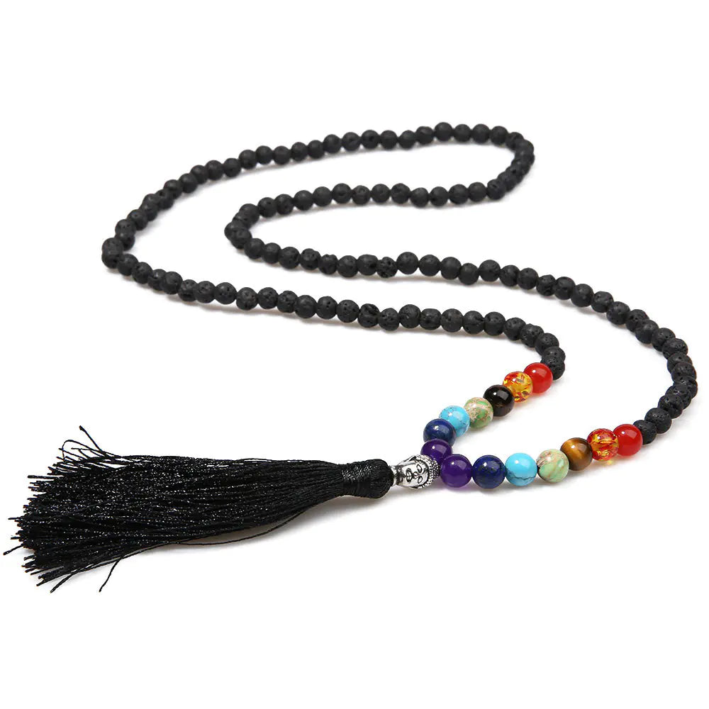 7 Chakra Healing Necklace – Energy Balance Meditation & Yoga Jewelry