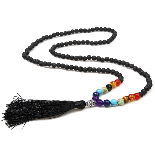 7 Chakra Healing Necklace – Energy Balance Meditation & Yoga Jewelry