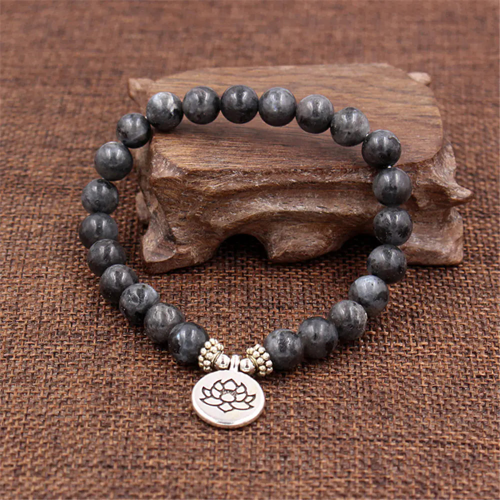 Buddha Bead Yoga Stretch Bracelet – Vintage Unisex Meditation Bracelet for Men & Women