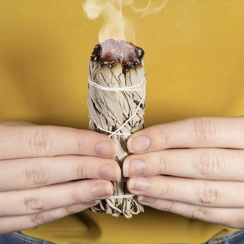 White Sage Smudge Stick — Wild-Harvested | Natural Cleansing & Meditation