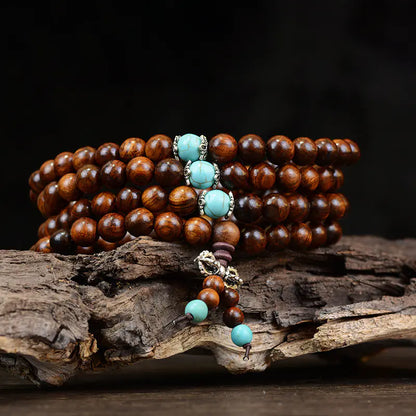 Sandalwood 108 Buddha Beads Bracelet