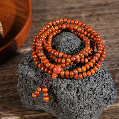 216 Sandalwood Mala Bead Prayer Bracelet