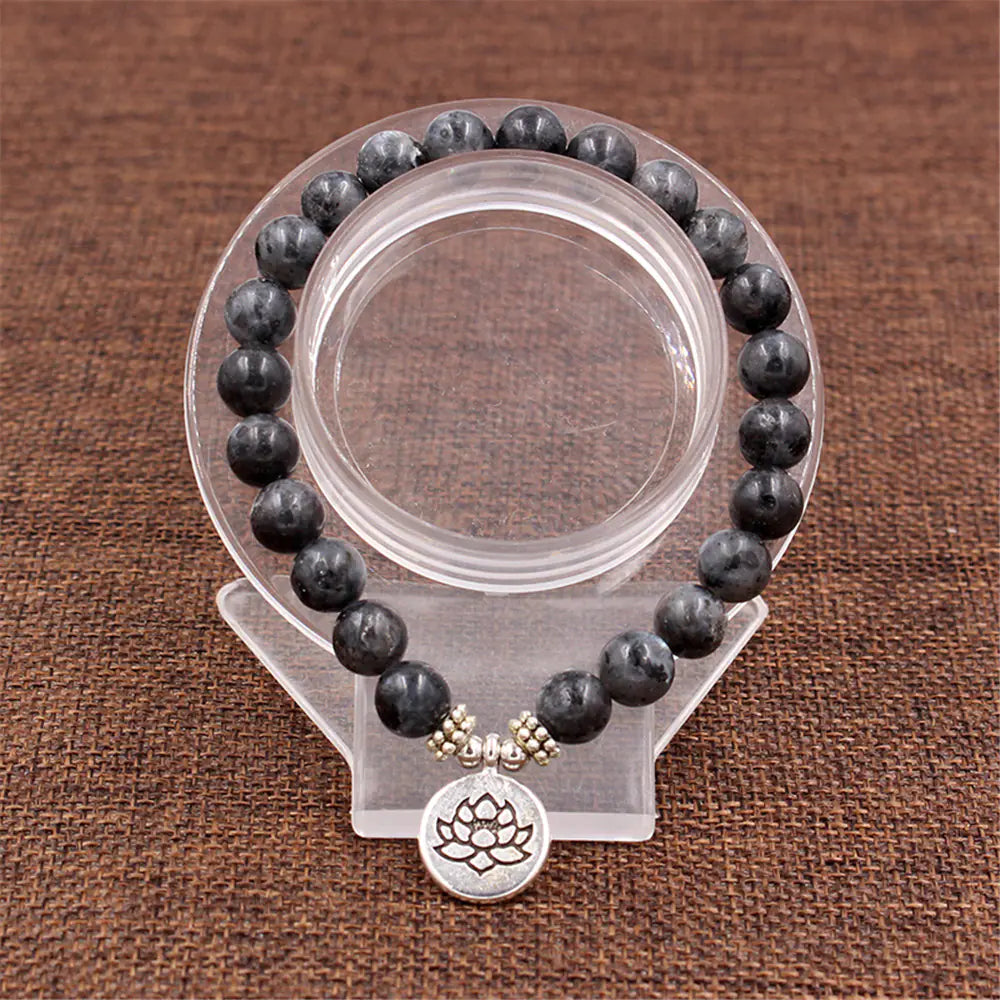 Buddha Bead Yoga Stretch Bracelet – Vintage Unisex Meditation Bracelet for Men & Women