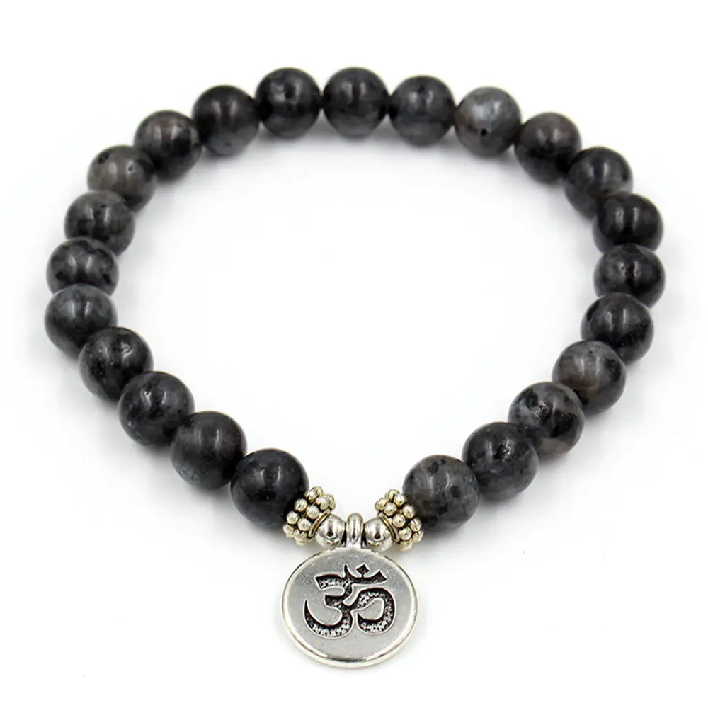 Buddha Bead Yoga Stretch Bracelet – Vintage Unisex Meditation Bracelet for Men & Women