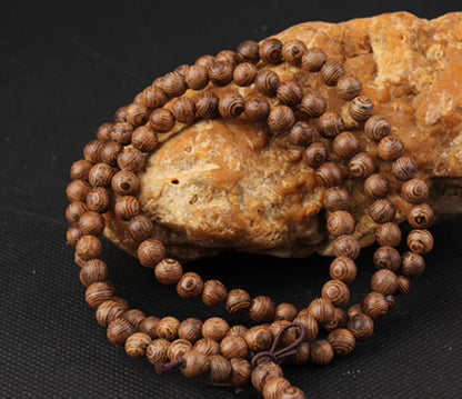 108 Bead Mala Bracelet for Couples - Natural Wood Bracelet for Meditation & Yoga