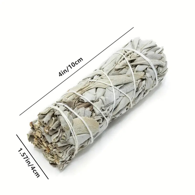 White Sage Smudge Stick — Wild-Harvested | Natural Cleansing & Meditation
